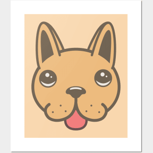 Frenchie Kawaii Posters and Art